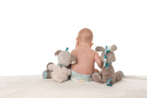 bébé et doudous