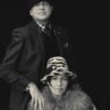 Portrait de couple avec chapeaux