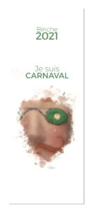 marque-page carnaval de binche 2021 visuel recto