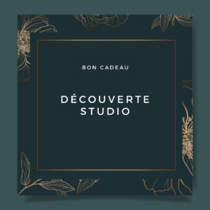 bon cadeau découverte studio