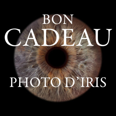 Bon cadeau photo d'iris