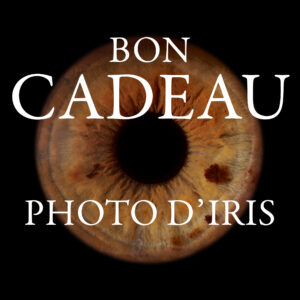 Bon cadeau photo d'iris