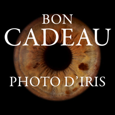 Bon cadeau photo d'iris