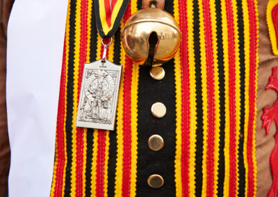 médaille 40 ans nicolas elet carnaval de binche 2024 mardi-gras