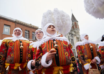carnaval de binche 2024 mardi-gras gilles