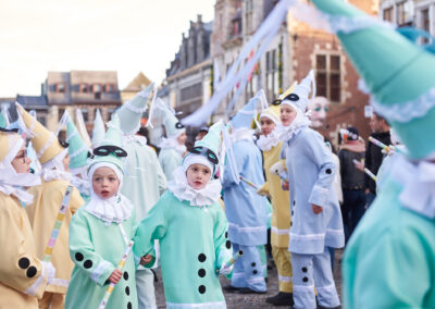 carnaval de binche 2024 mardi-gras pierrots