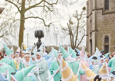carnaval de binche 2024 mardi-gras pierrots