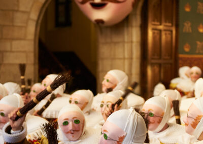 gilles de Binche masqué hotel de ville