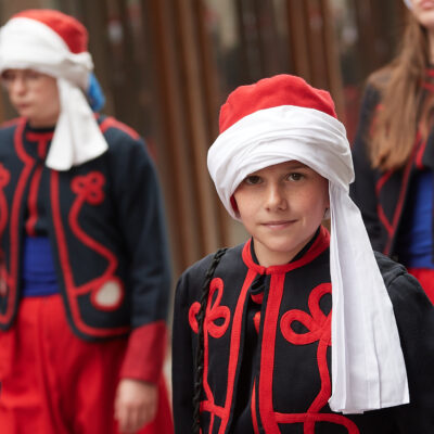 jeune zouave marche saint-Roch thuin 2024