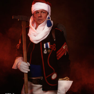 marcheur saint roch zouave compagnie du second régiment du second empire